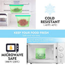 Silicone Bags Reusable Silicone Food Bag Airtight Seal Food Preservation Bag Food Grade for Vegetable, Liquid, Snack, Meat