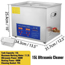 VEVOR Ultrasonic Cleaner Ultrasound Cleaner Portable Ultrasound cleaning Machine Multifunction 1.3L-30L Diswasher Home Appliance