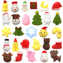 30pcs Kawaii Squishies Mochi Toys For Kids Squeeze Halloween Christmas Easter Birthday Gifts Party Favors Prizes