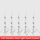 290cm Air Pressure Tripod Bearing 10kg for Camera Stainless Steel Light Stand For Ring Light Live Youtube and Photography Soft