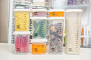 WBBOOMING Plastic Sealed Cans Kitchen Storage Box Transparent Food Canister Keep Fresh New Clear Container In Different Capacity