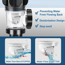 Stainless Flip-Top Kitchen Sink Drain Retractable Deodorizing Filter Flexible Downspout Washbasin Bathroom Sink Anti Clogging