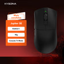 KYSONA Jupiter SE Tri-Mode Gaming Mouse PAW3311 24000DPI 46g Ultra Lightweight Wireless Bluetooth Wired Mouse For Big Hands Game