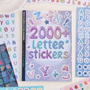 The Letter Lab | 2000+ Alphabet Sticker Kit for Journaling & Craft