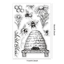 1Sheet Spring Cherry Blossom Season Clear Stamps for DIY Scrapbooking Flowers Silicone Clear Stamp Seals for Cards Making Photo