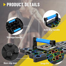 Multifunction Push Up Board, 24-in-1 Portable Strength Training Equipment,Home Workout Fitness Board with Resistance Bands