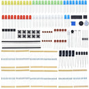 带LED蜂鸣器电容器电阻的Arduino UNO MEGA2560树莓派新电子基础入门套件