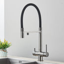 Rozin Filter Water Kitchen Faucet Black Pull Down Flexible Sprayer Faucets 2 in 1 Purification Pure Water Mixer Tap 360 Swivel
