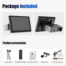 ESSGOO 9" Single DIN Wireless CarPlay Android Auto Car Stereo Player Radio IPS Screen FM BT Handsfree USB AUX TF SWC Mirror Link