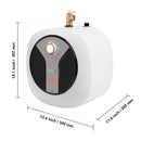 VEVOR Electric Mini-Tank Water Heater 1440W Hot Water Boiler Storage for Kichen Bathroom Restaurant Shelf Wall Floor Mounted