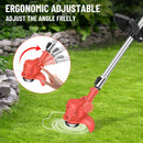 DayPlus 21V Grass Trimmer Electric Cordless Strimmer w/ Battery,Lawn Mower Pruning Cutter Garden Tools for Clearing Weed Flower