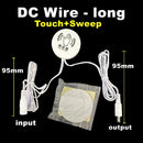 DC5V 12V 24V Smart Touch Sensor Switch Dimmer Penetrable Switch Sensor for Home Closet Corridor LED Strip Light Switch Sensor