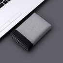 Canvas Men Wallet Black/blue/gray Card Holder Wallet Male Money Bag ID Photo Bank Holder Short Purse Credit Card Case Bag