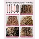 The Siren's Coil | 5-in-1 Professional Ceramic Curling Wand System
