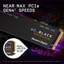 西部数据 WD SN850X 1TB 2TB 固态硬盘 NVMe Gen4 PCIe M.2 2280 PCIe 4.0X4 适用于 PS5 台式机 笔记本电脑的内置固态硬盘