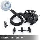 SucceBuy 2M Water Walking Ball with Air Blower Pump Inflatable PVC Zorb Ball Waterproof for Amusement Park Swimming Pool