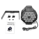 U'King 4件套200W 18 LED帕灯 四合一18x8W RGBW舞台灯 DMX 512控制 4/8CH 平板灯 圣诞DJ派对迪斯科灯