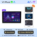 Junsun 7 9 10英寸通用CarPlay Android Auto车载收音机，适用于大众菲亚特雷诺日产现代GPS多媒体自动收音机立体声