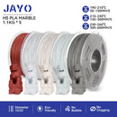 JAYO 3D Filament High Speed PLA Marble 5.5KG HSPLA MB 1.75mm Neatly Wound Good Toughness Colorful for FDM 3D Printing Materials