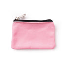 DIY Plain Canvas Cotton Bag Pure Zipper Coin Key Bag Money Pocket Women Men Hand-held Coin Purse Small Wallet Kid