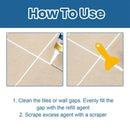 20/120ml Repair Agent Waterproof White Tile Refill Grout Pen Mouldproof Filling Agents Wall Porcelain Bathroom Paint Cleaner