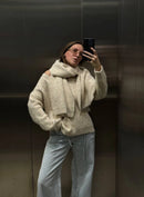 Hirsionsan 2025 New Soft Loose V Or O Neck Knitted Sweaters Women Winter Solid Female Pullovers Warm Basic Knitwear Jumper