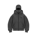 Trendy Double Hat Hoodies Unique Design Balaclava Hooded Sweatshirt Women Men Autumn Winter Warm Unisex Loose Y2K Zipper Hoodie