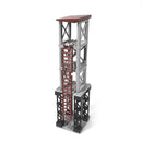 Military MOC Sentry Building Block Soldier Sandbag Fence Cannon Shell Barbed Wire Weapon Rack Training Field Watchtower Toy K018