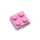 30pcs/lot DIY Blocks Building Bricks Thin 2X2 Educational Assemblage Construction Toys for Children Size Compatible With 3022