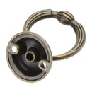 Mini Retro Drawer Pull Wardrobe Cabinet Round Ring Handle Cupboard Knobs for Creative Decor Small Furniture Handle