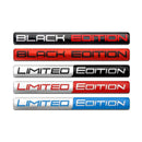 3D Aluminum LIMITED EDITION Emblem BLACK EDITION Badge Car Body Decoration Sticker Auto Truck Motorcycle Modification Accessorie