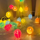 60cm Easter LED Birch Light Tree Decorations For Home Table Easter Egg Ornament Hanging organic Tree Happy Easter Party Supplies