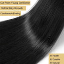 30 32 Inch Full Head Body Wave Bundles 100% Raw Human Hair Weaving Virgin Hair Extensions 1 3 4 Pcs Natural Black Color Double Weft Remy Hair Thick Full Ends Hair Bundles