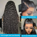 Curly Wig For Women choice hd lace wig 13x6 human hair Pre Plucked 30 40 Inch Loose Deep Wave Water wave Frontal Wigs