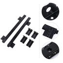 Desk Keyboard Drawer Rail Desk Tray Slide Rail Track Adjustable Steel Side Mount Suites Underdesk Computer Slide Rail