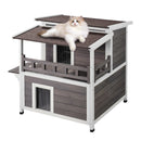 The Feral Keep | 2-Story Weatherproof Outdoor Cat Shelter