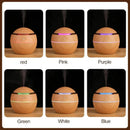 Air humidifier Mini home wood grain Mushroom humidifier USB Ultrasonic cold mist sprayer Aroma diffuser Purifier colorful