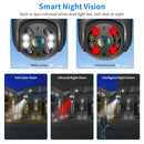 Hiseeu 8MP 4K PTZ Wifi Camera 5x Digital Zoom Ai Human Detect Auto Tracking ONVIF Wireless Outdoor Surveillance Camera iCSee App