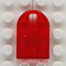 50pcs DIY Building Blocks 3176 Brick Heart Necklace/Key Ring Toys 2x 3 Heart-shaped Multicolor Educational Toy Gift for Children