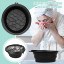 Protable Face Ice Bath Bowl for Facials Plunge Dipping Face Folding Ice Facials Washbasin Facials Skin Care Tool for Home Travel