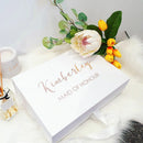 Personalize Bridesmaid Gifts Box Empty Party Proposal Wedding Card Custom Name Stickers Labels Box for Mother Birthday Idea Logo