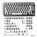 Comic Mixed Lights PBT Keycaps Cherry Profile Five-sided Dye Sub Keycap For ISO Layout Mechanical Keyboard Alice Split Spacebar