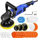 The Gloss Architect | 1400W Dual-Action Variable-Speed Car Polisher