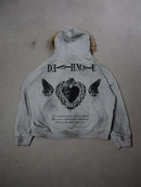 Winter Fashion Streetwear Women's Gothic Printed Faux Fur Hooded Jacket Trendy Edgy Zip - Up Sweatshirt 2026 New Arrival