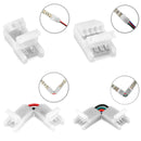 2/3/4pin LED Strip Connector Solderless Strip Light to Copper Electrical Connector For 5835 RGB WS2812B Strip to Wire Terminals