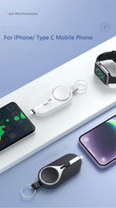 Helios Pocket | 3000mAh Hybrid Solar Charger & Apple Watch Wireless Power Bank