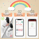 P12 Mini Portable Label Printer with Adhesive P12 Label Paper Sticker Similar as Marklife P12 P15 DELI Q2 Label Maker DIY Label
