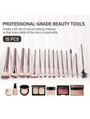 The Precision Trio | Professional Mink Hair Makeup Brush Set
