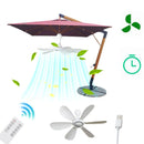 The Zephyr | USB-Powered Modular Ceiling Fan with 6 Detachable Blades