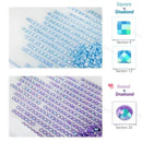 HUACAN Diamond Painting Colorful Flower Picture Of Rhinestones Mosaic Fantasy 5D DIY Home Decorative